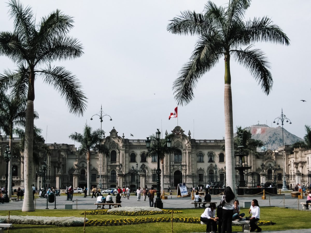 Visit the beautiful colonial city center of hightlights Lima Peru