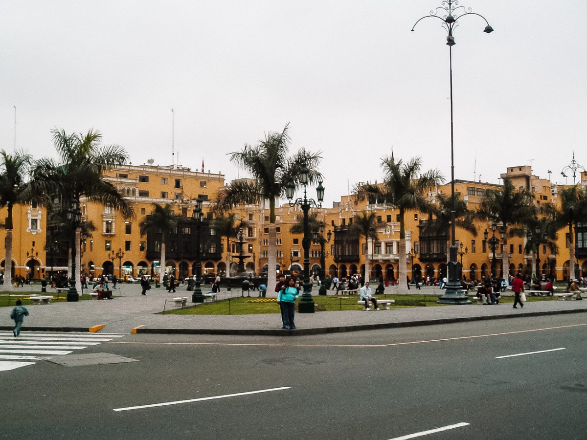 Visit the beautiful colonial city center of hightlights Lima Peru