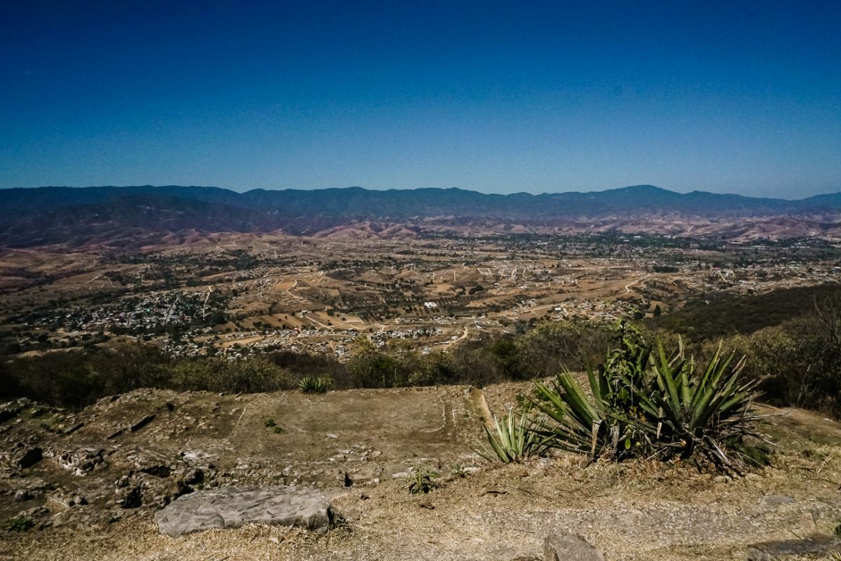 De omgeving van de deelstaat Oaxaca in Mexico.