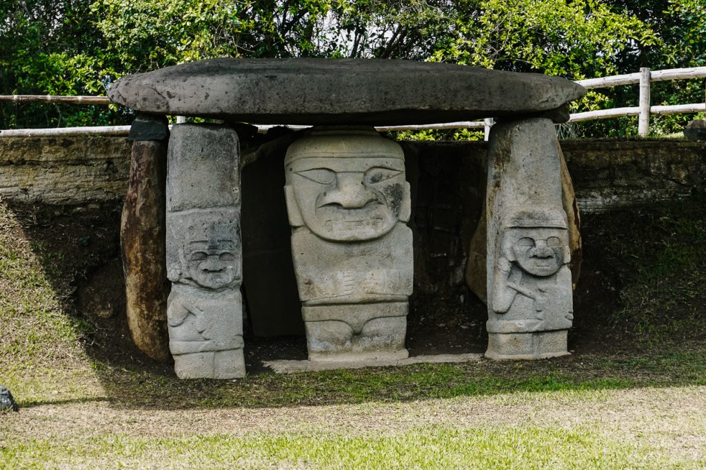 San Agustín Colombia archeologische site