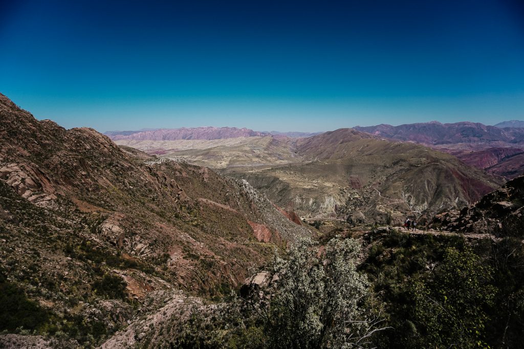 De Boliviaanse Inca trail is een route van 5.5 kilometer dwars door de Andes van Chataquila naar Chaunaca.