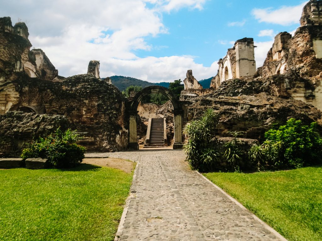 Ruïnes in Antigua Guatemala.