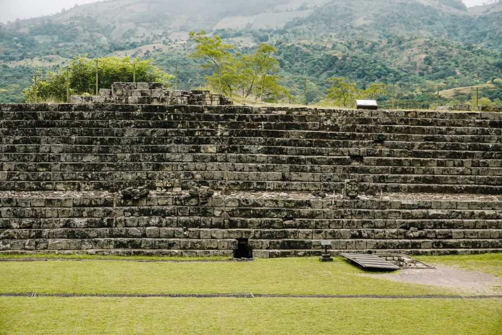 archeologische maya resten