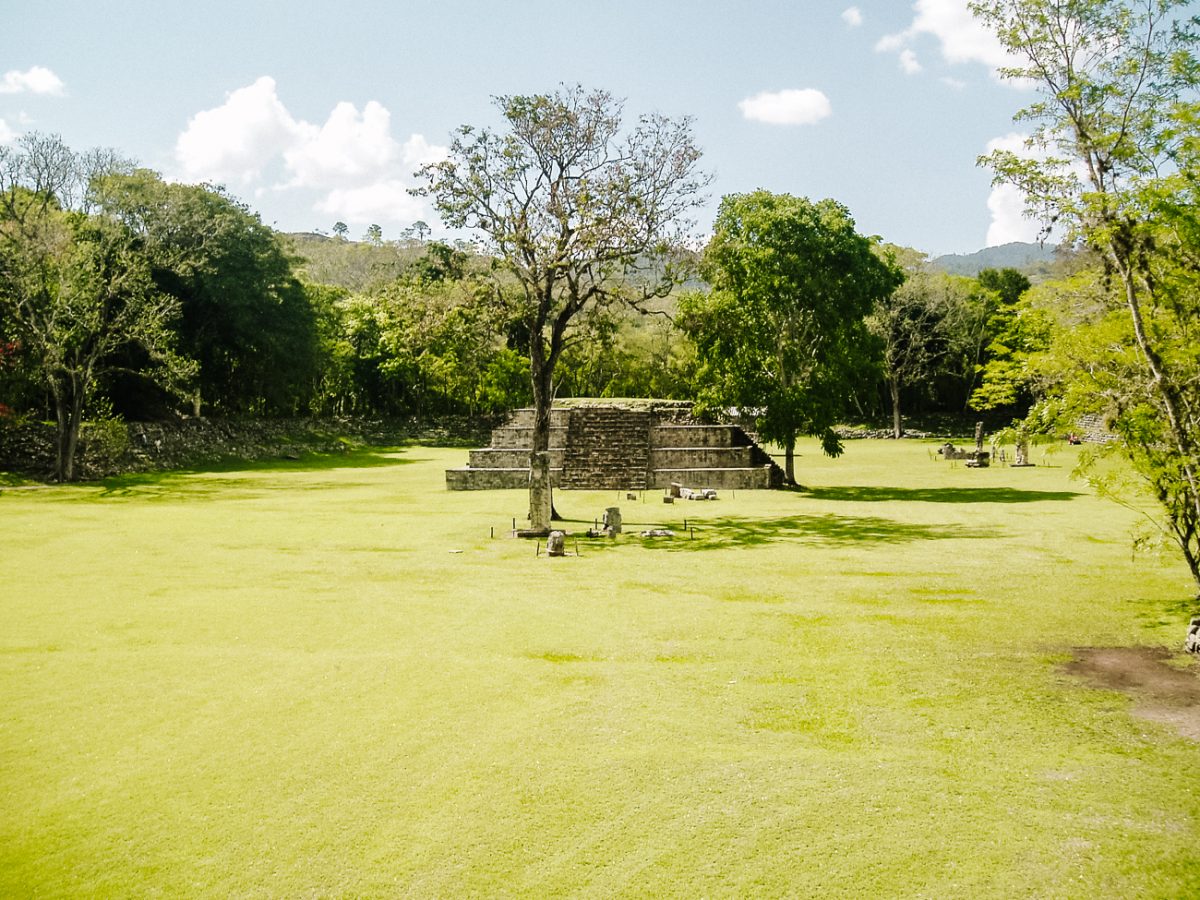 Archeologische site Copán in Honduras.