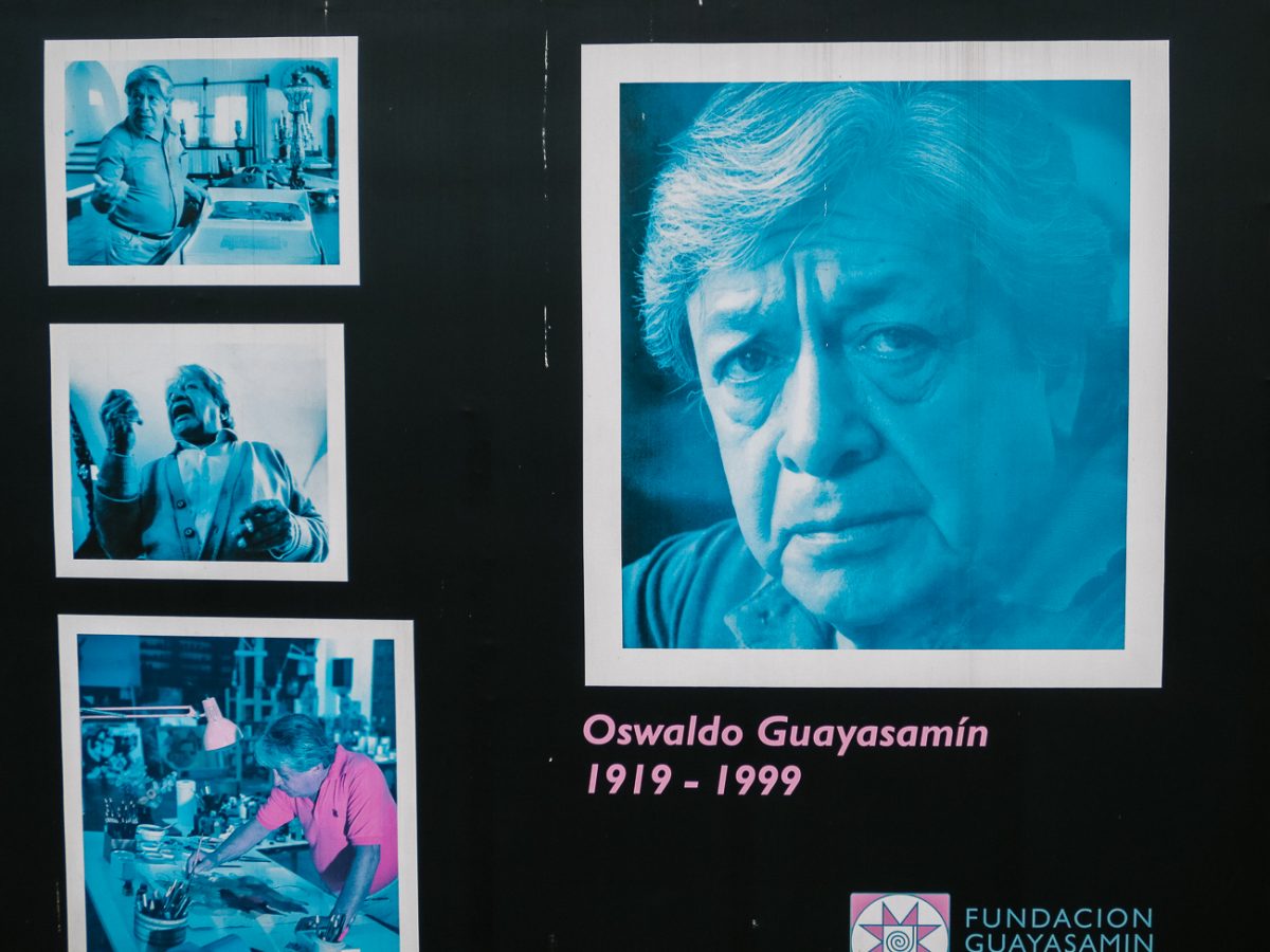 The artist Oswaldo Guayasamín is considered one of the most important and famous artists in Ecuador. In his life, he made over 13,000 paintings and held more than 180 exhibitions all over the world.