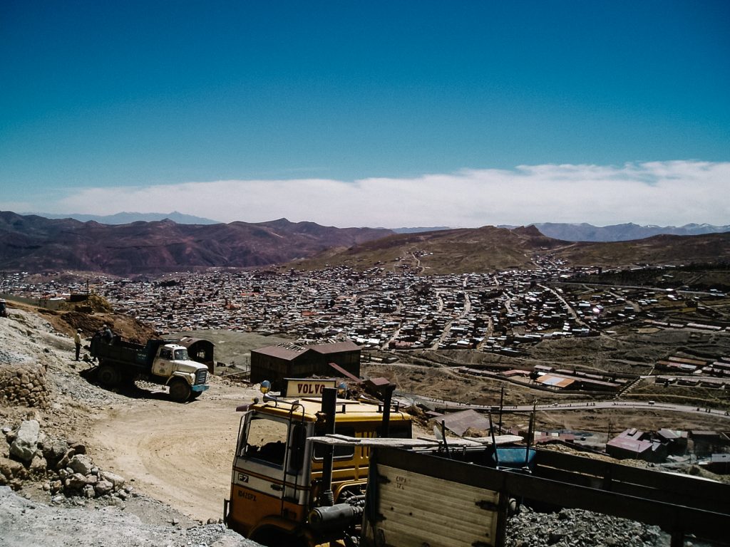 uitzicht vanaf cerro rico, de Potosi mijnen