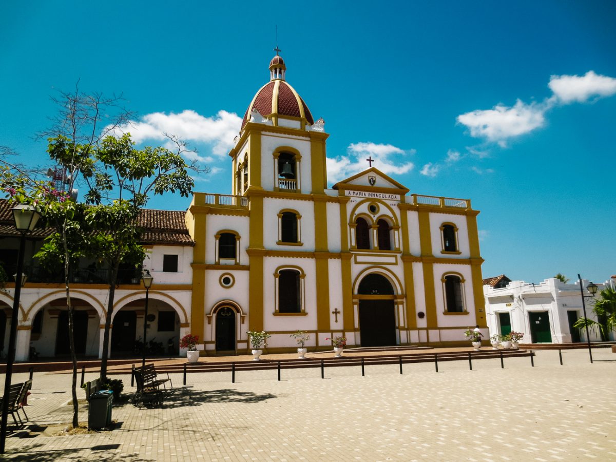 Enjoy the churches, one of my tips for what to do in Mompox Colombia.