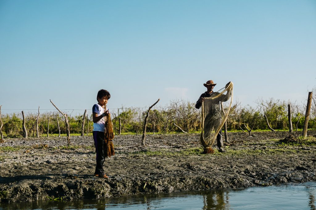 een tocht over de rio Magdalena