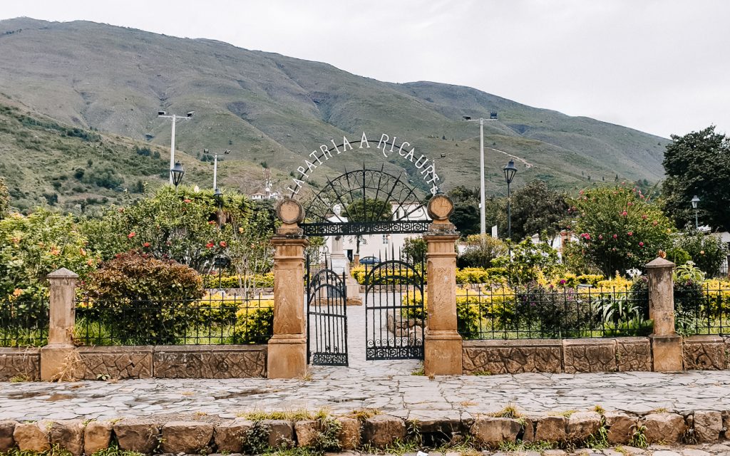 plaza Ricaurte in Villa de Leyva in Colombia