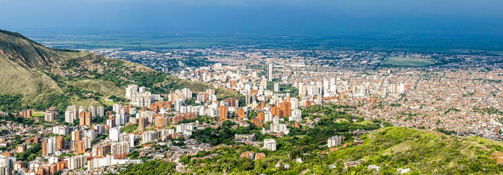 Cali is de derde stad van Colombia, na Bogota en Medellín. 