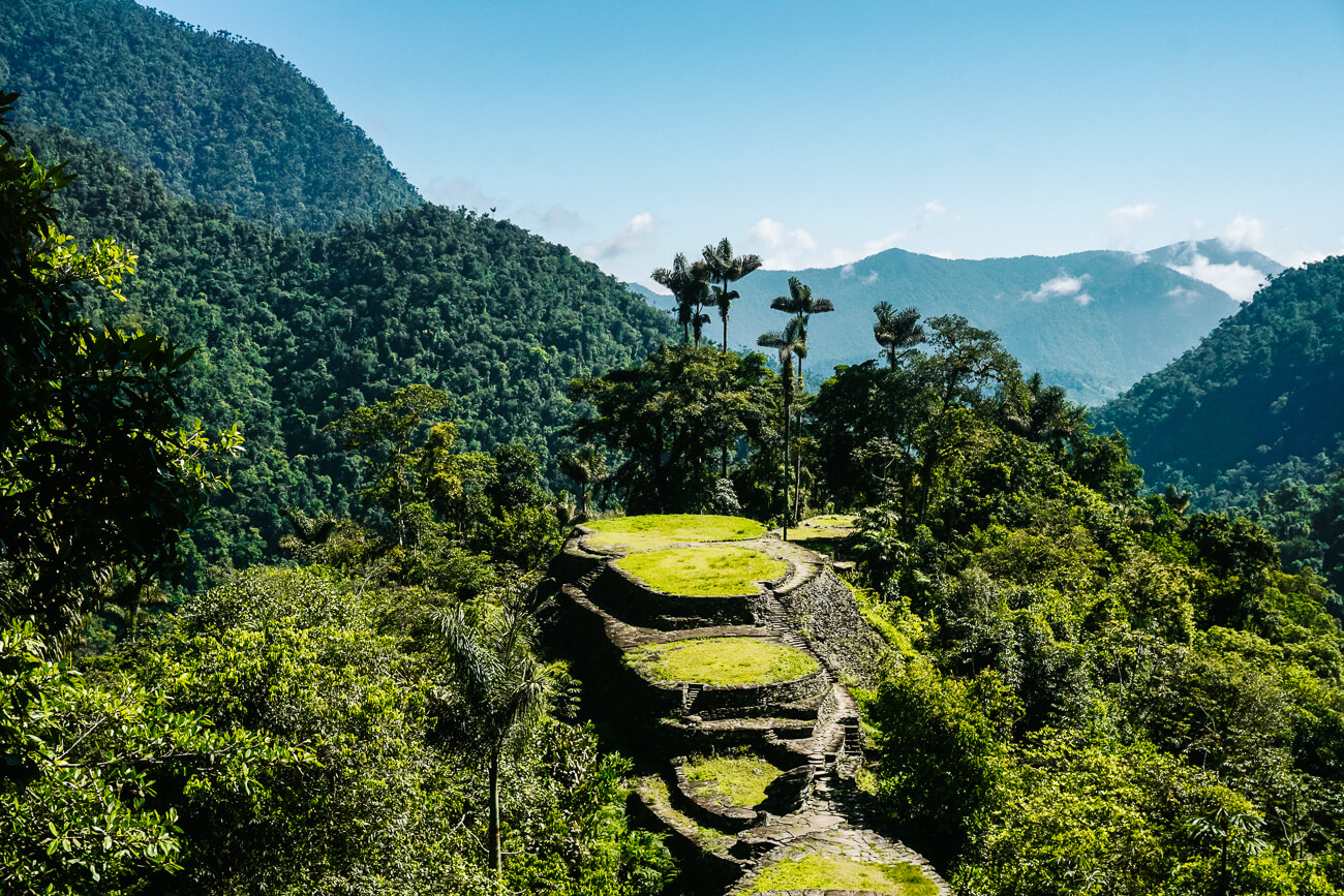 La Ciudad Perdida- the trek to the Lost City in Colombia, is one of the adventurous things to do in Santa Marta Colombia 