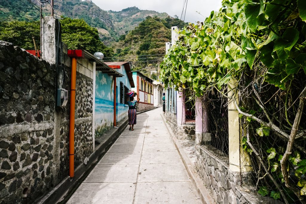 streets of jaibailito Lake Atitlan