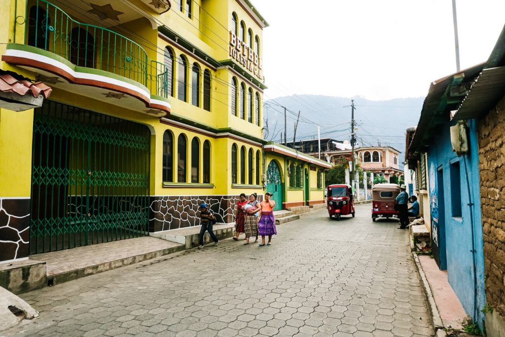 streets in San Juan La Laguna