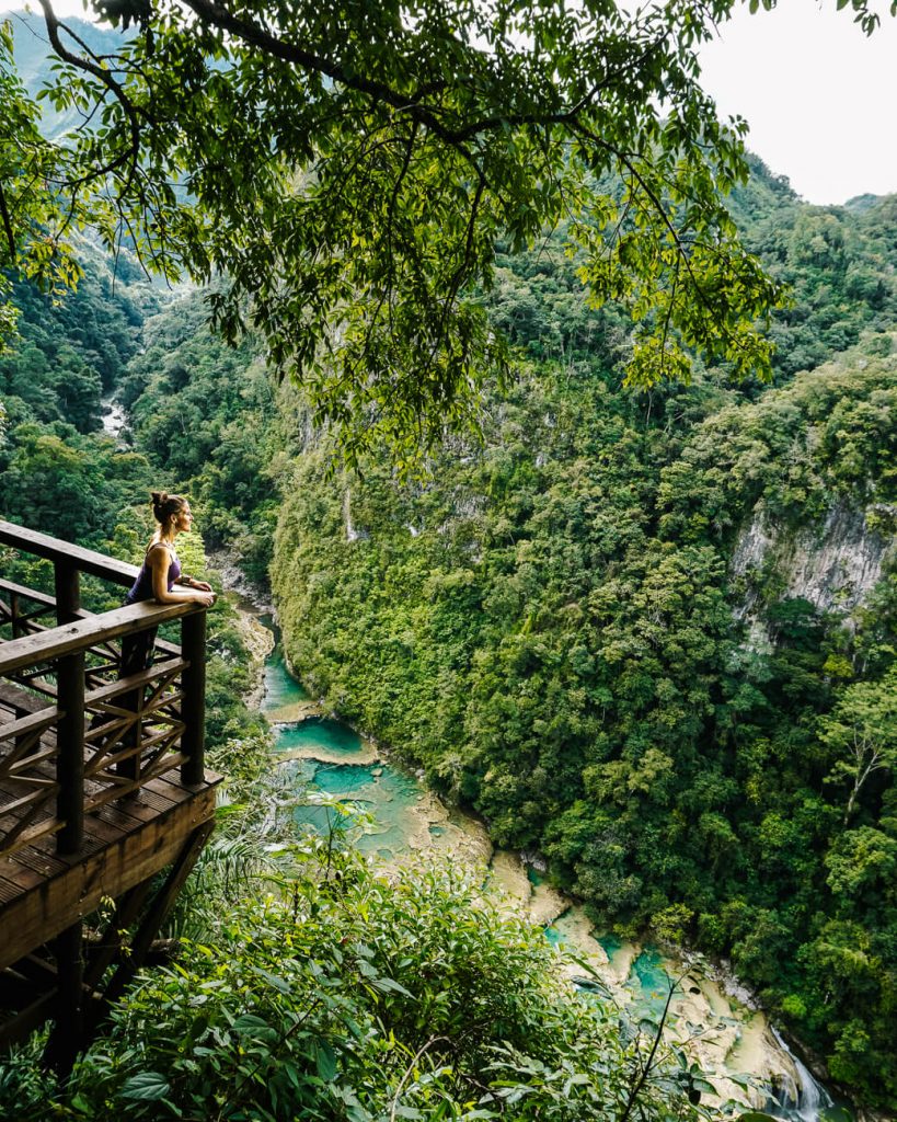 things to do in Semuc Champey | visit the viewpoint