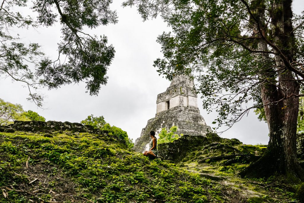Ruins in Tikal.