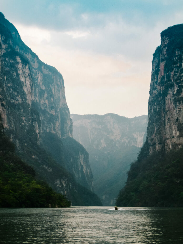 Canyon del Sumidero, one of the deepest canyons in the world.