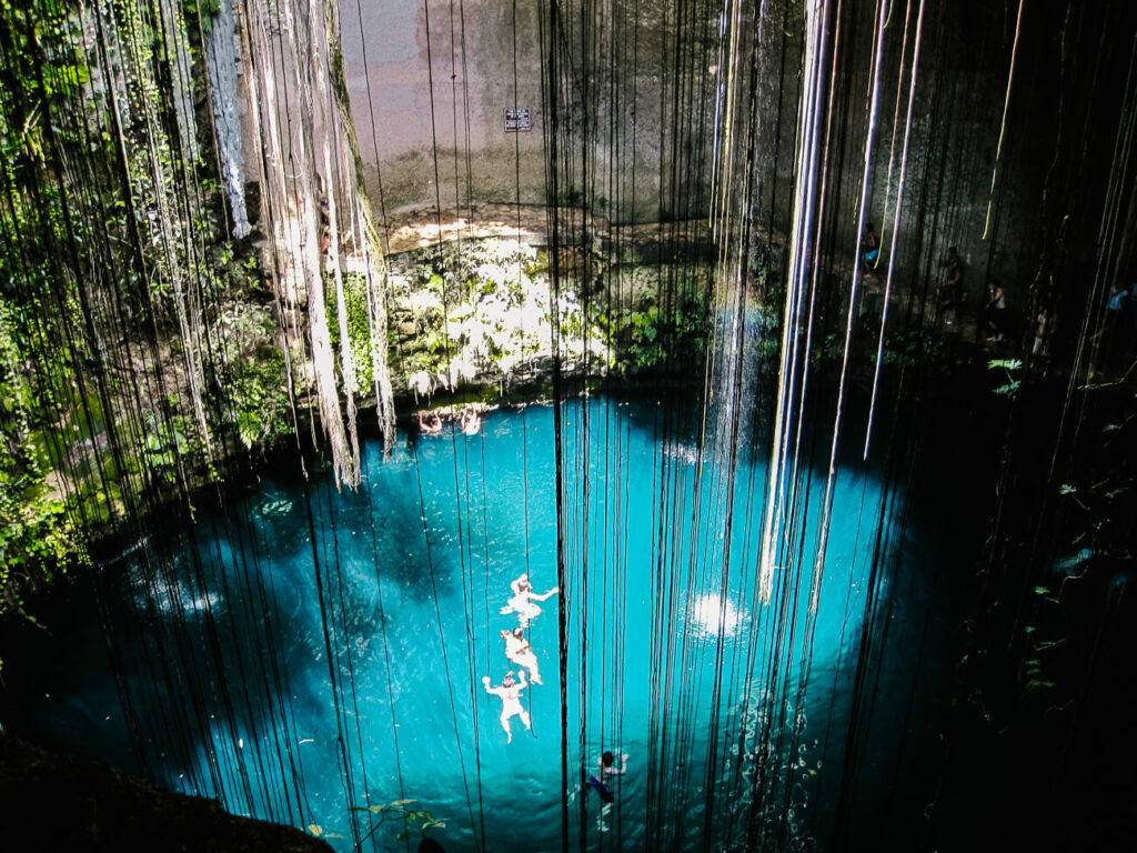 Cenote Ik Kil, one of the most beautiful Valladolid Mexico Cenotes