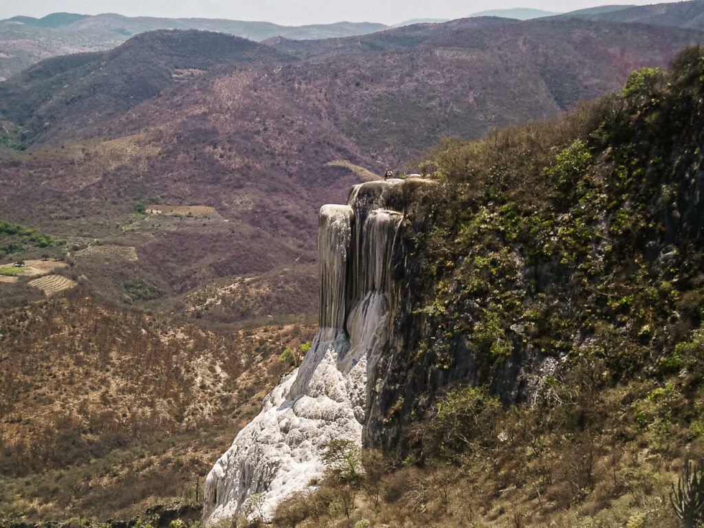 One of the best things to do around Oaxaca in Mexico is to visit Hierve el Agua.