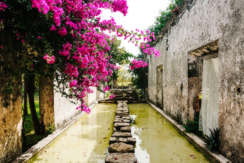spend the night at Hacienda Sacnicte, one of the best things to do in Izamal Mexico
