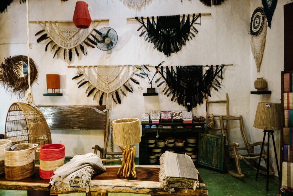 shop with products made of sisal in Izamal