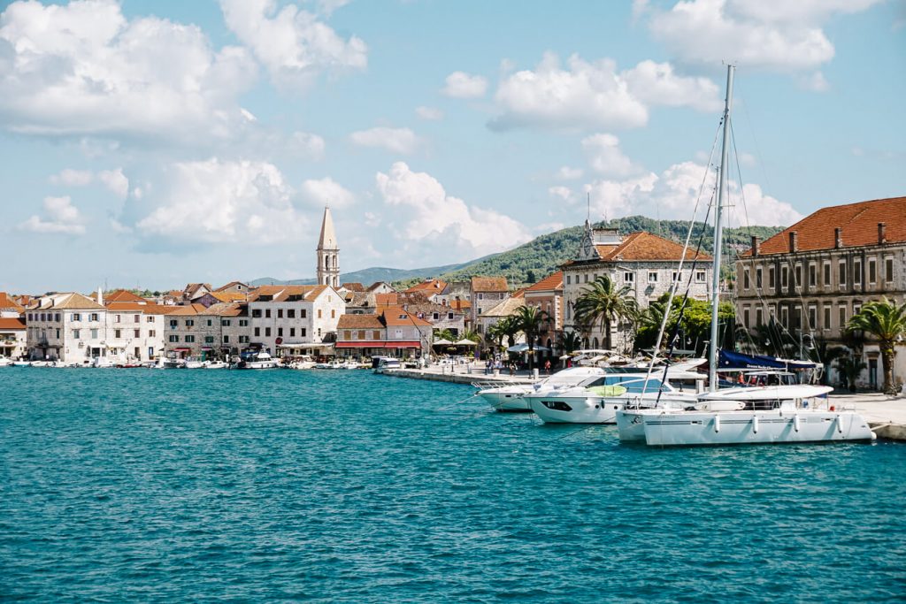 harbor of Stari Grad, along the Dalmatian coast of Croatia