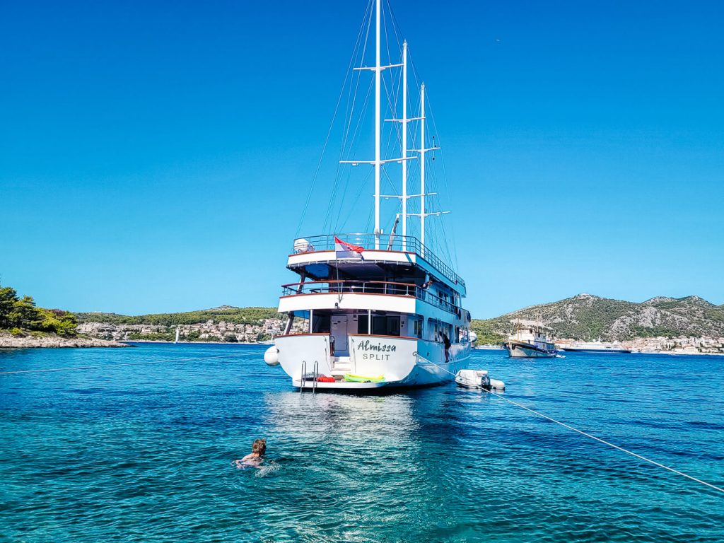 Sail Croatia explorer cruise along the Dalmatian coast in Croatia