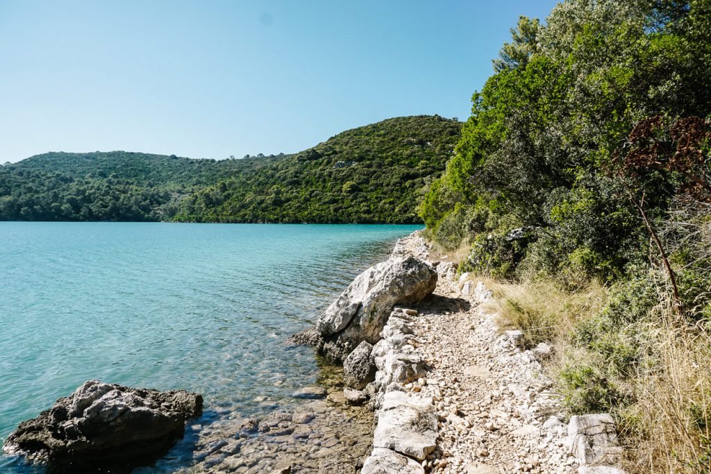 Mljet National Park at the Dalmatian coast of Croatia