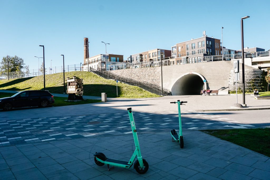 the best way to get around in Tallinn is by foot or by e-bike