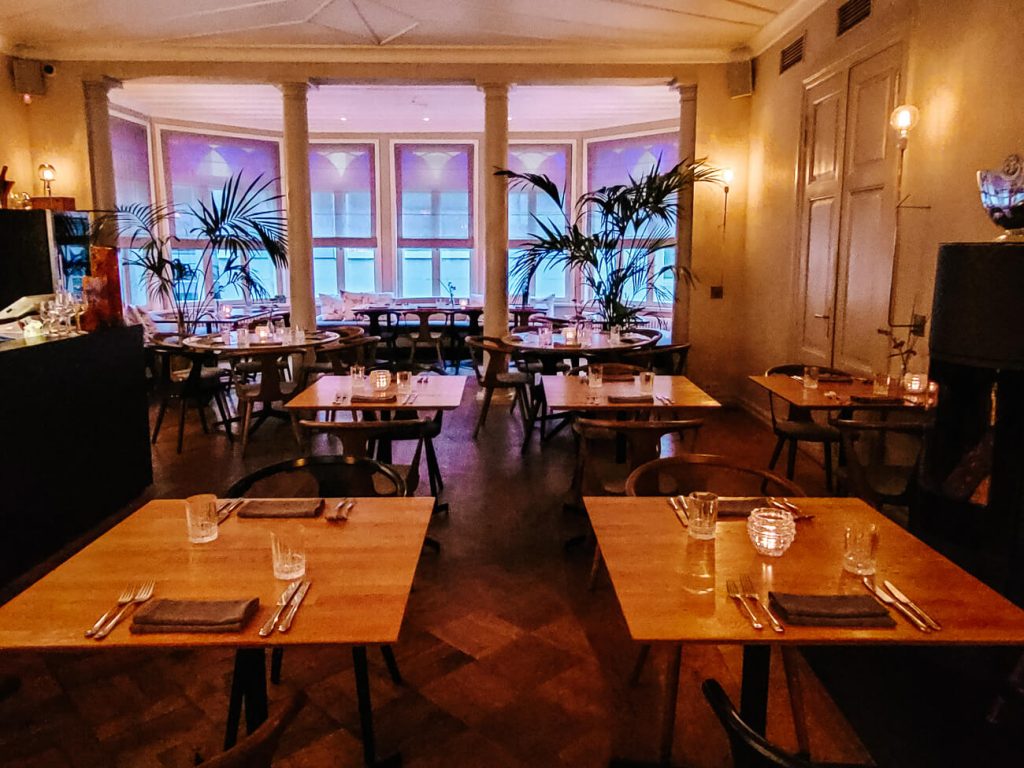 interior Mon repos, one of Tallinn's best restaurants