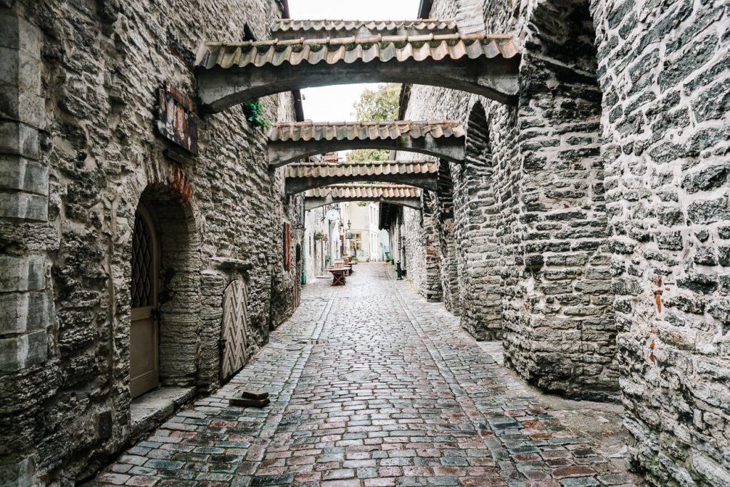 St. Catherine’s Alley, one of the sights in Tallinn