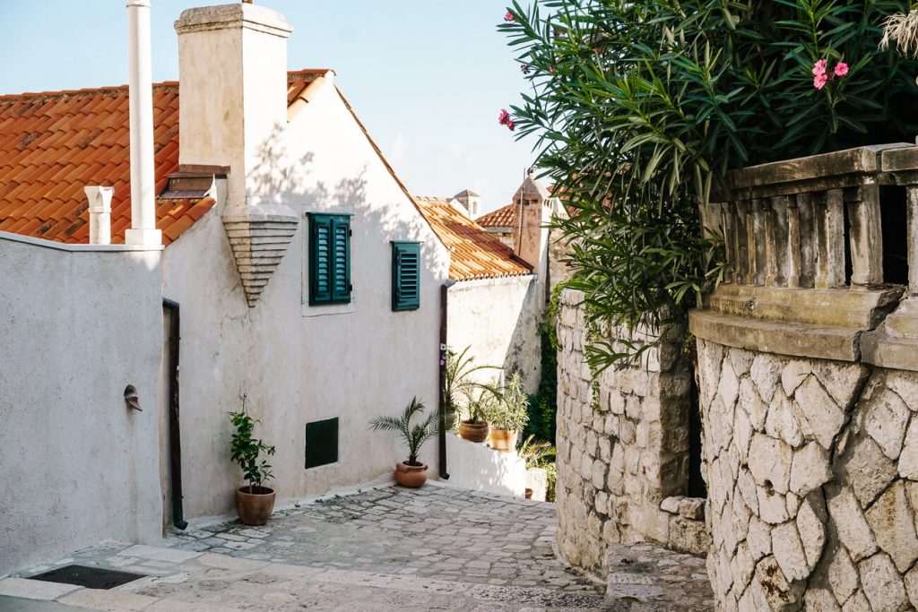 Streets in Dubrovnik Croatia