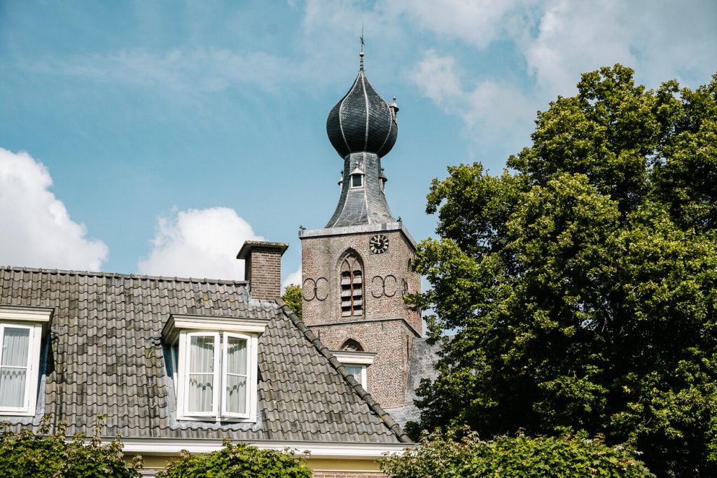 Sint Nicolaas kerk in dwingeloo, stroll through de Brinkdorpen, one of the typical things to do in Drenthe Netherlands