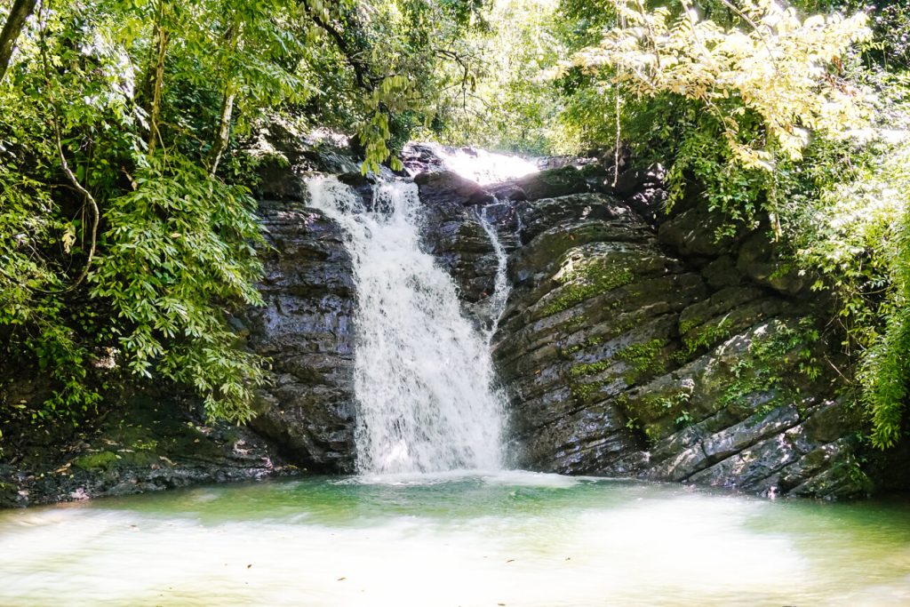 The waterfall of Poza Azul.