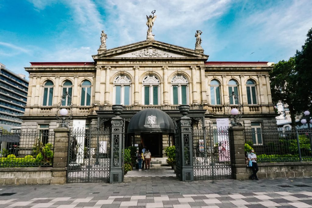 Teatro Nacional, one of the attractions in San Jose in Costa Rica.