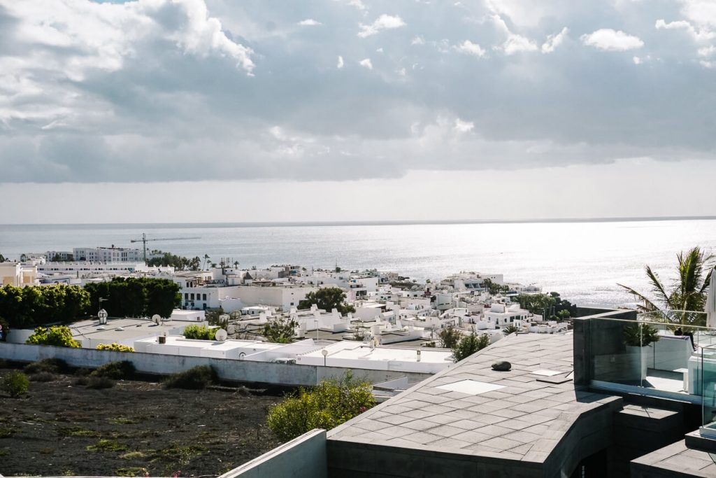 view from lounge deck at hotel boutique La Isla y el Mar lanzarote
