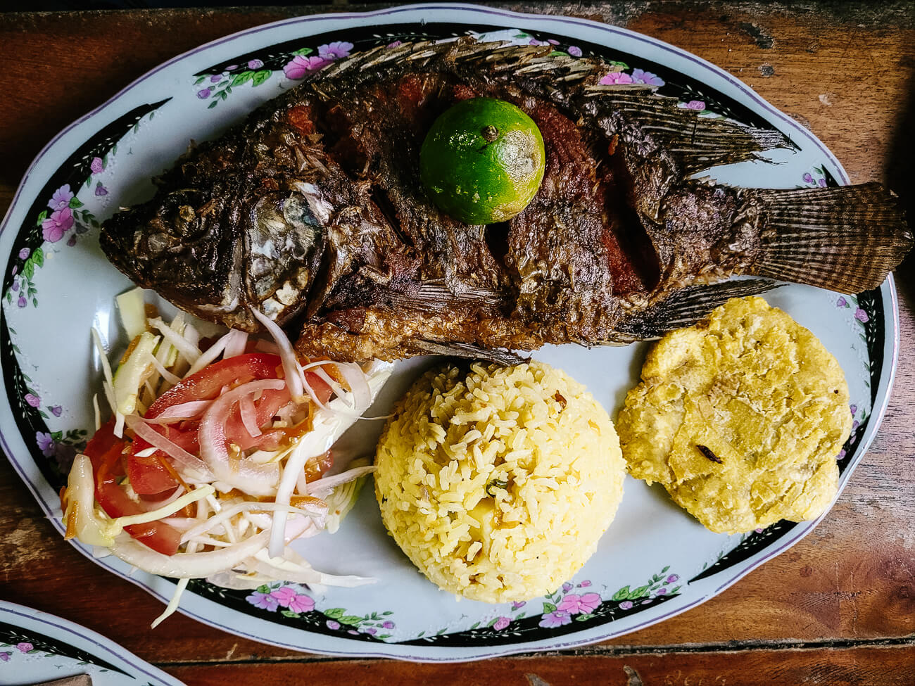 dinner during ost city trek in Colombia