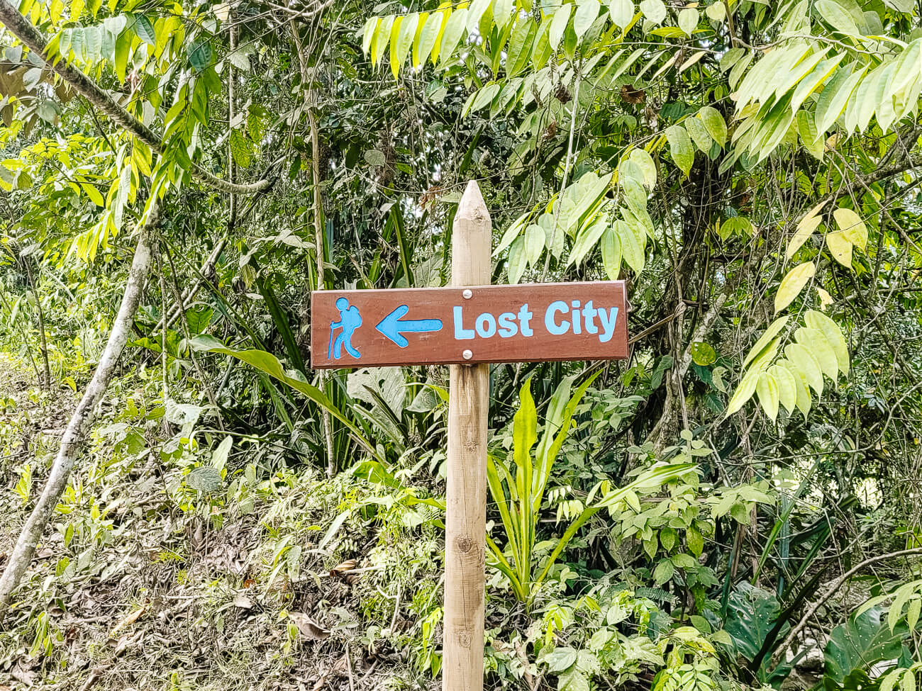 Lost City sign