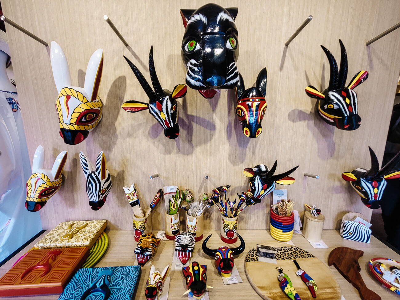 Store of Artesanías de Colombia, an organization dedicated to local people and their crafts. 

