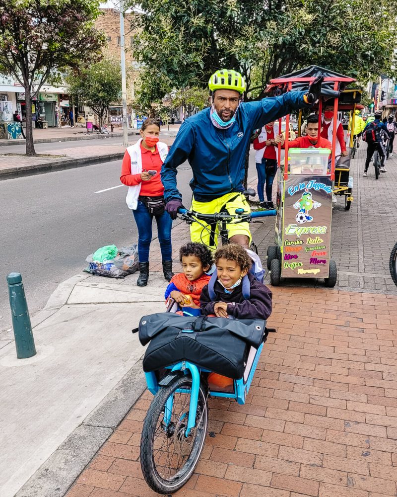 Bogota is een stad waar veel mensen fietsen. Een fietstocht in Bogota met Colomia bike touring brengt je langs verschillende wijken en bezienswaardigheden.