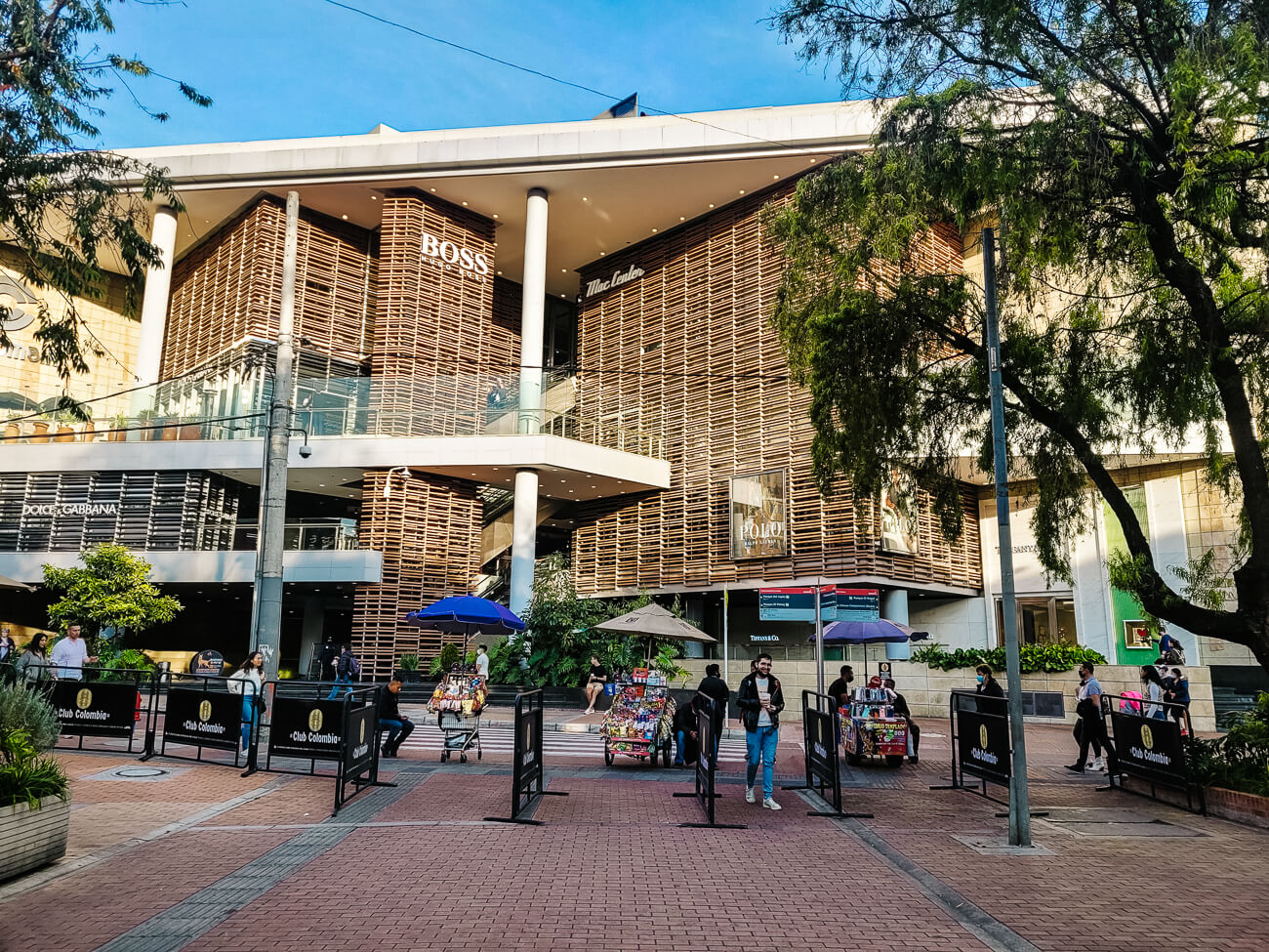 shopping mall in Zona T in Bogota Colombia