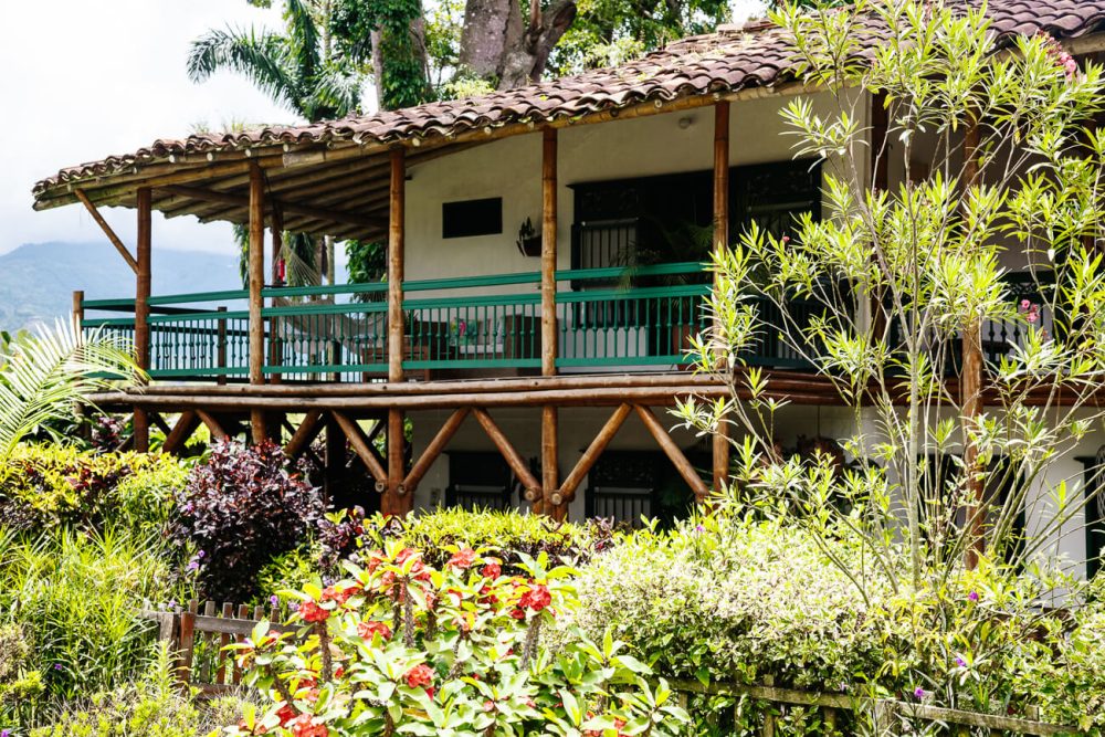 Hacienda Bambusa near Armenia Colombia, one of the best places to stay in the coffee region in Colombia