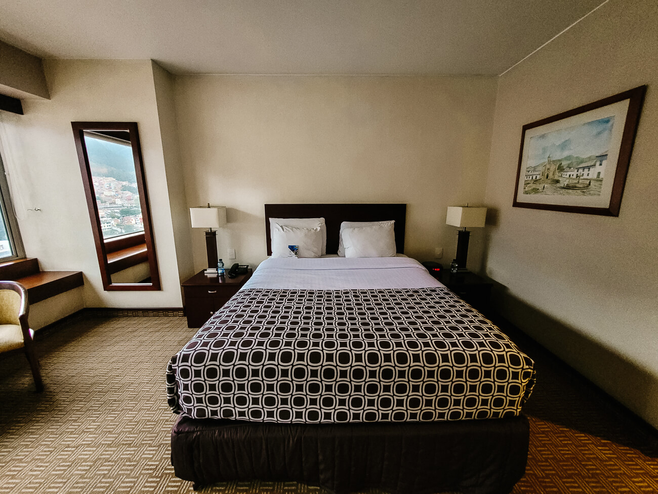 Tequendama Suites hotel room in Bogota