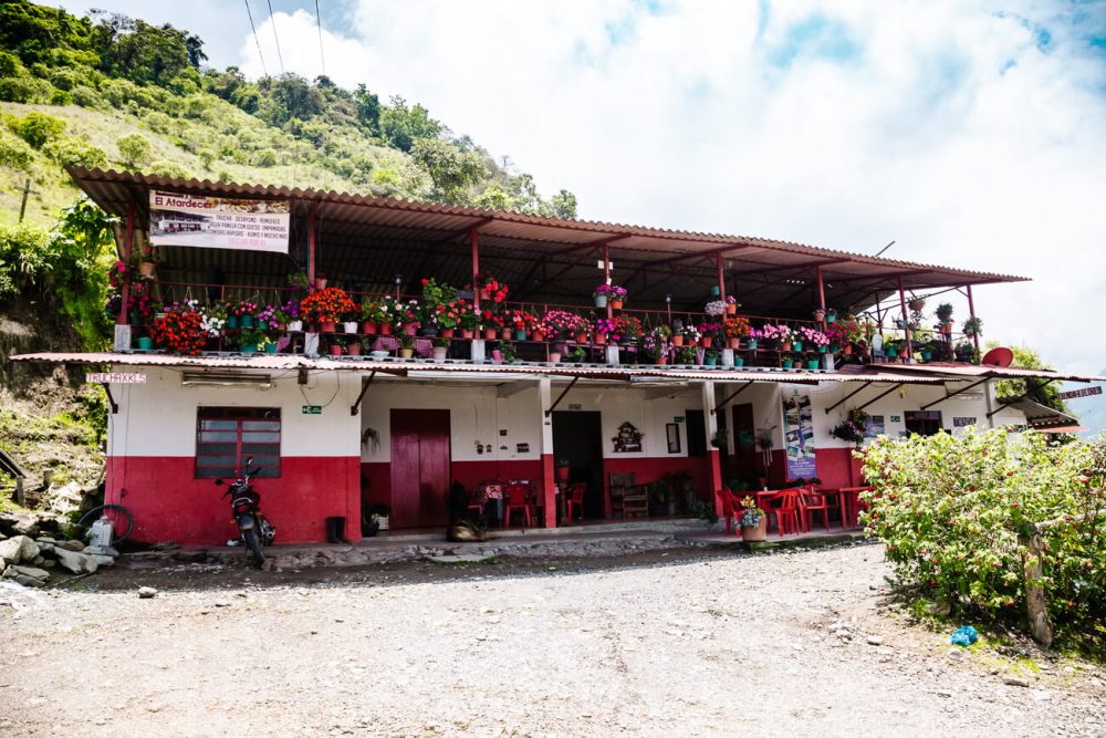 farm in coffee region in Colombia