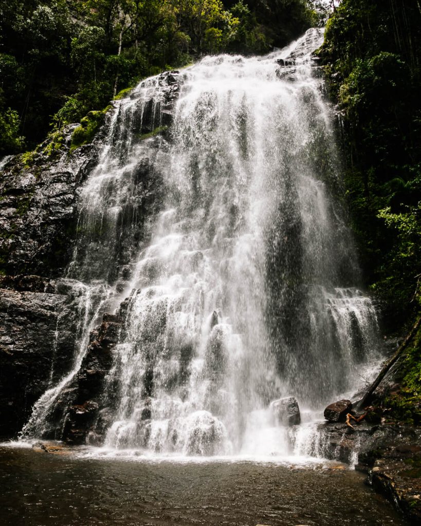 Watervallen in Colombia.
