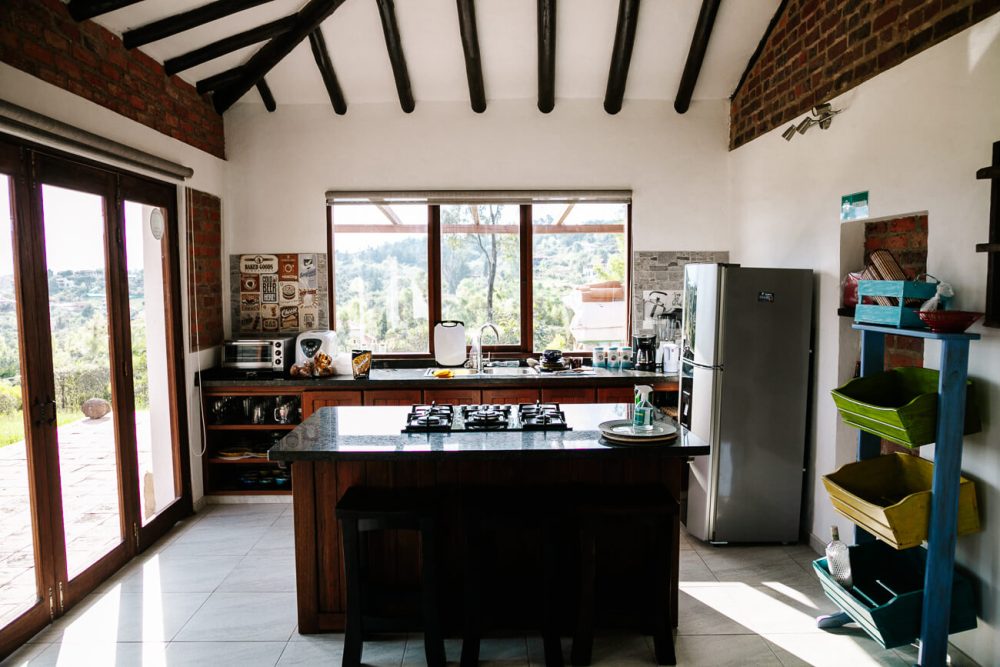 kitchen of Hichatana & Zuetana, a country house and hotel to stay at around Villa de Leyva