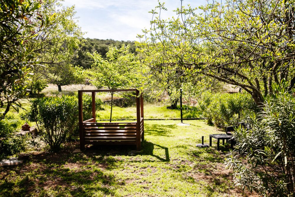 garden of villa in Boutique Hotel rural - Can Lluc Agroturismo Ibiza