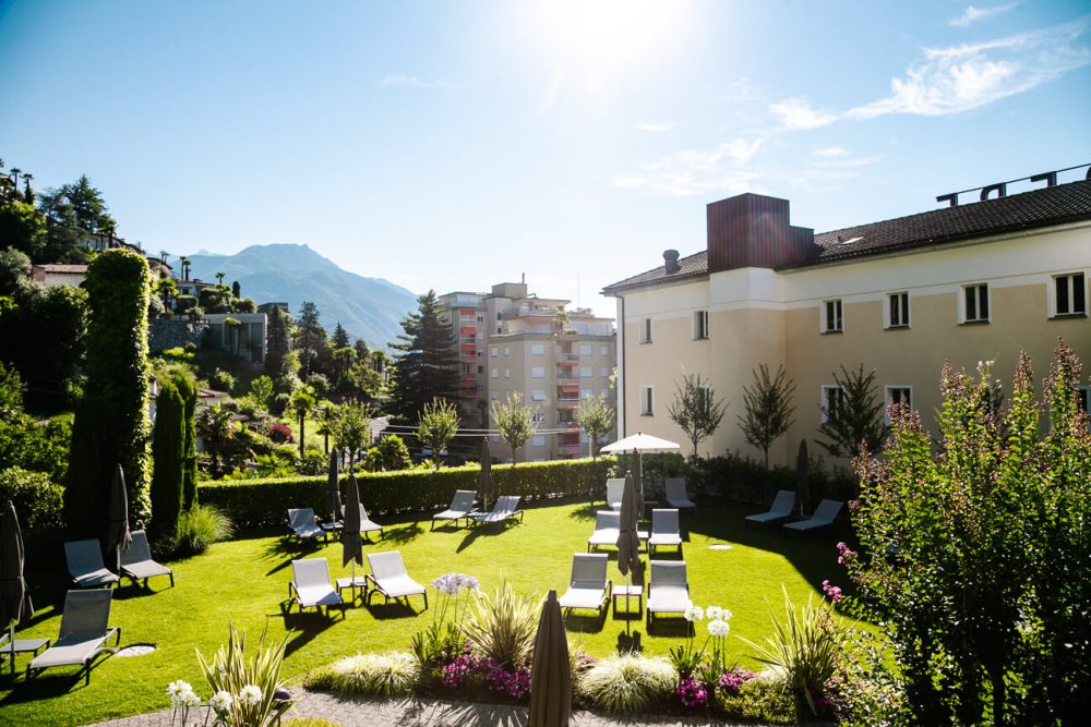 view of garden in Belvedere hotel