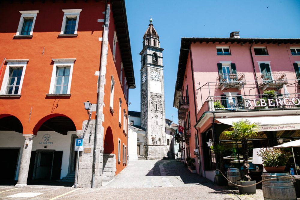 kerk in Ascona Zwitserland