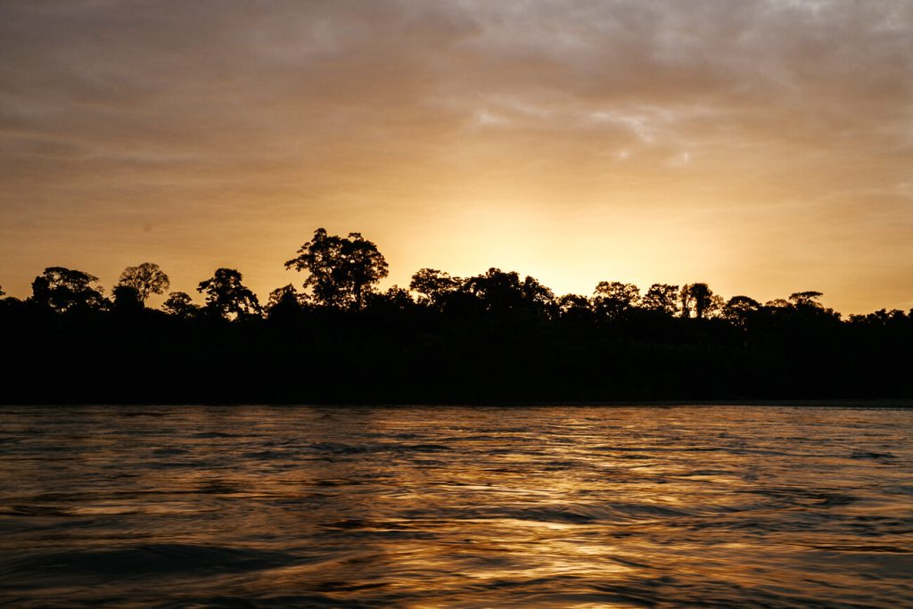 Sunset at Amazon.