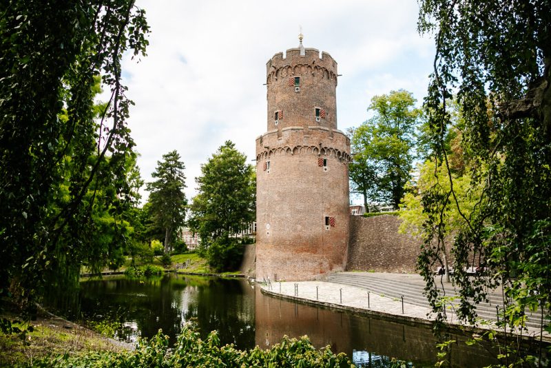 Gunpowder tower in Kronenburgpark in Nijmegen